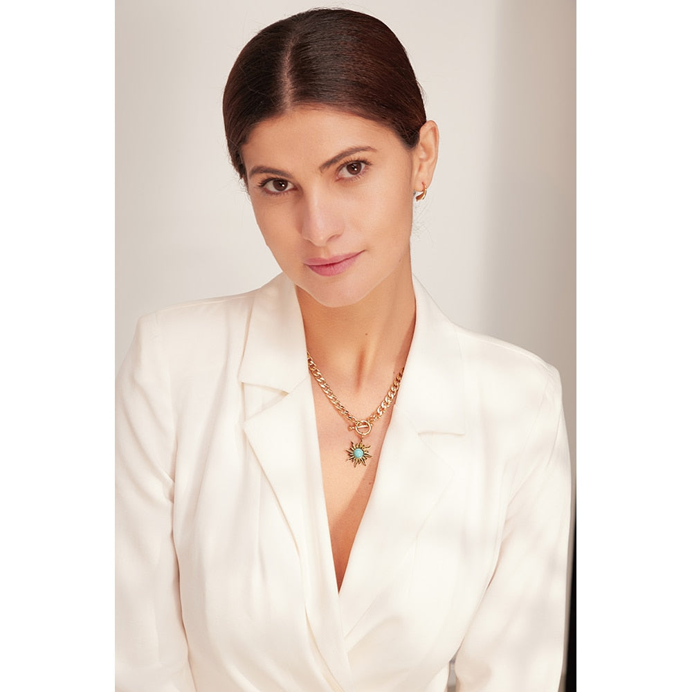 New Collection Necklaces. Stainless Steel Real Gold Plated - Boncuque Store