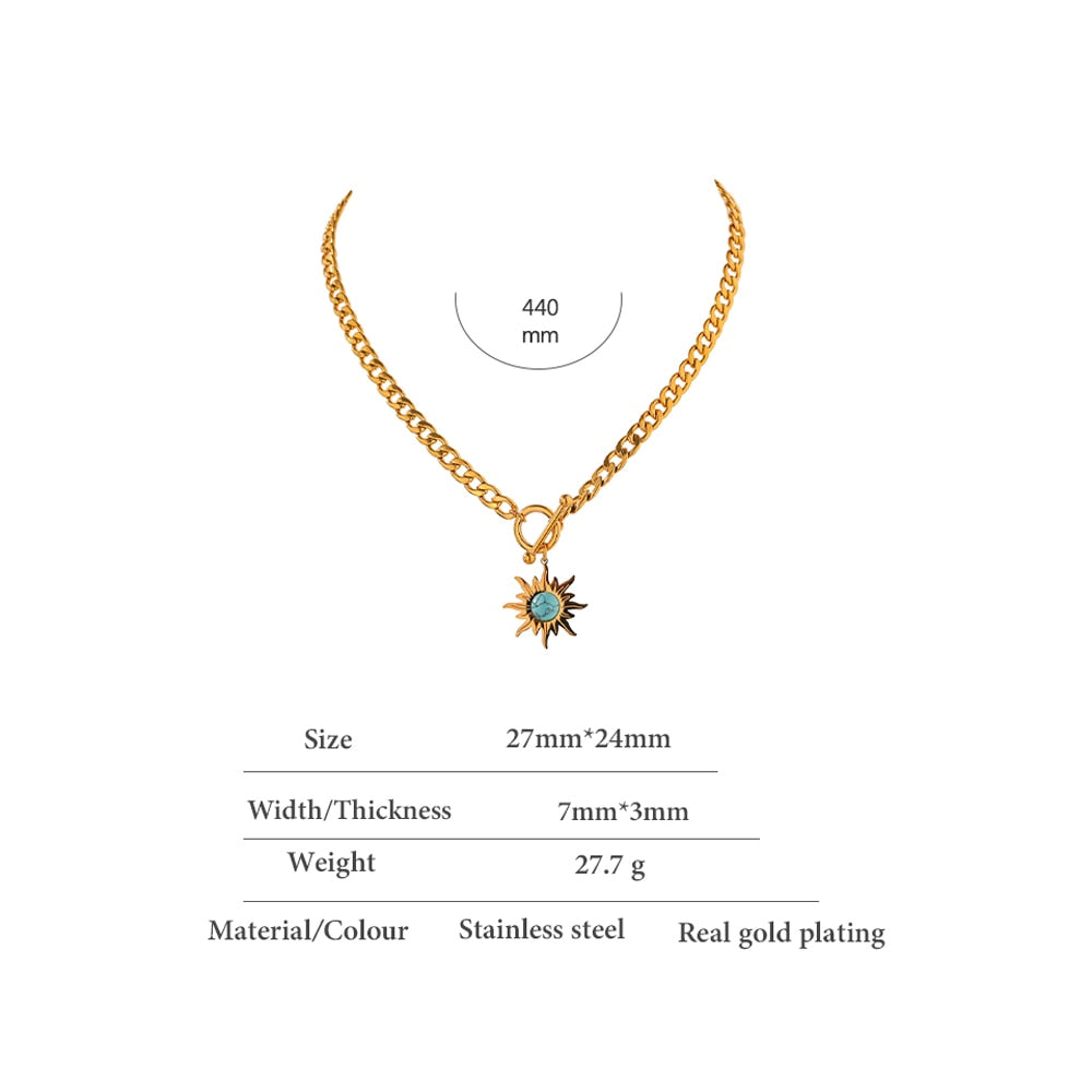 New Collection Necklaces. Stainless Steel Real Gold Plated - Boncuque Store