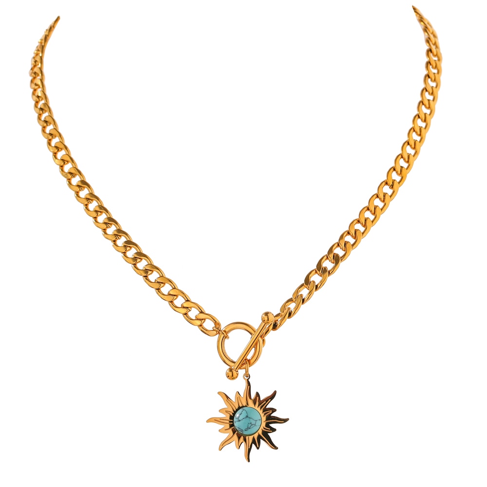 New Collection Necklaces. Stainless Steel Real Gold Plated - Boncuque Store
