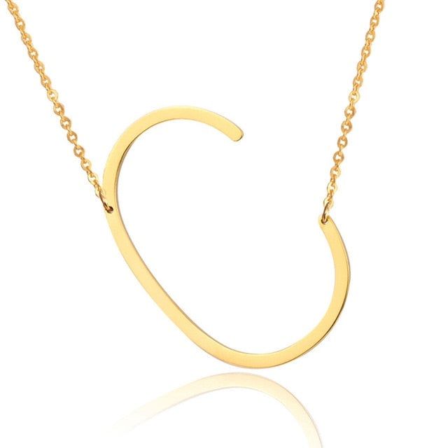 Letter Pendant Necklaces-3