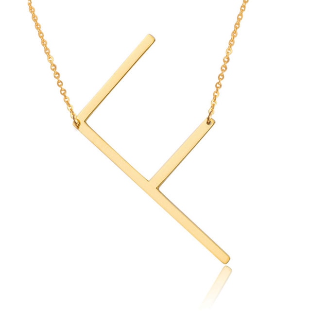 Letter Pendant Necklaces-6