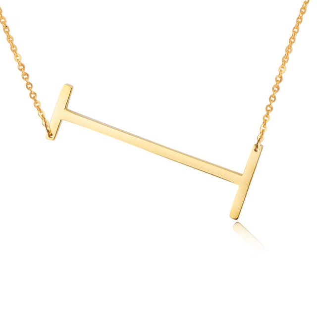 Letter Pendant Necklaces-11