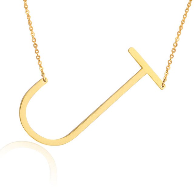 Letter Pendant Necklaces-13