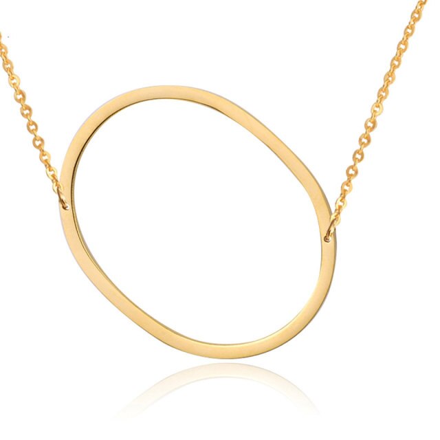 Letter Pendant Necklaces-12