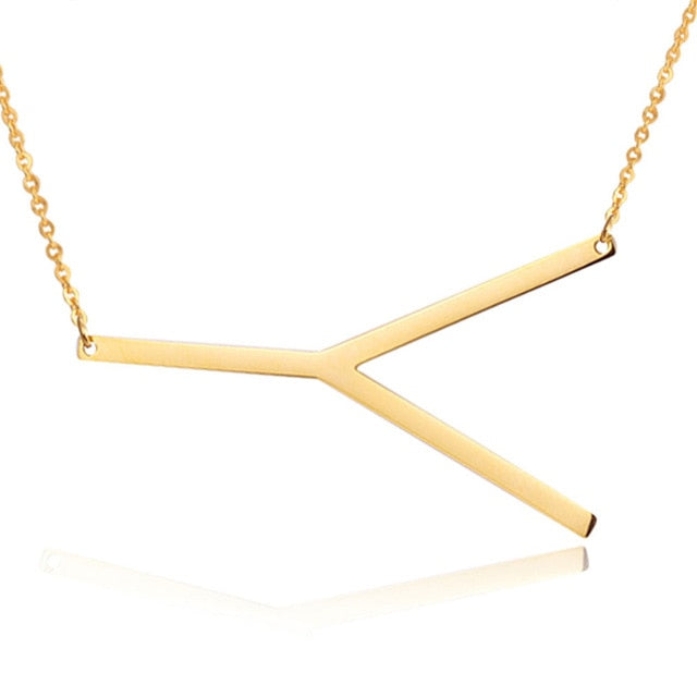 Letter Pendant Necklaces-15