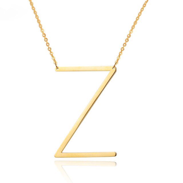 Letter Pendant Necklaces-20