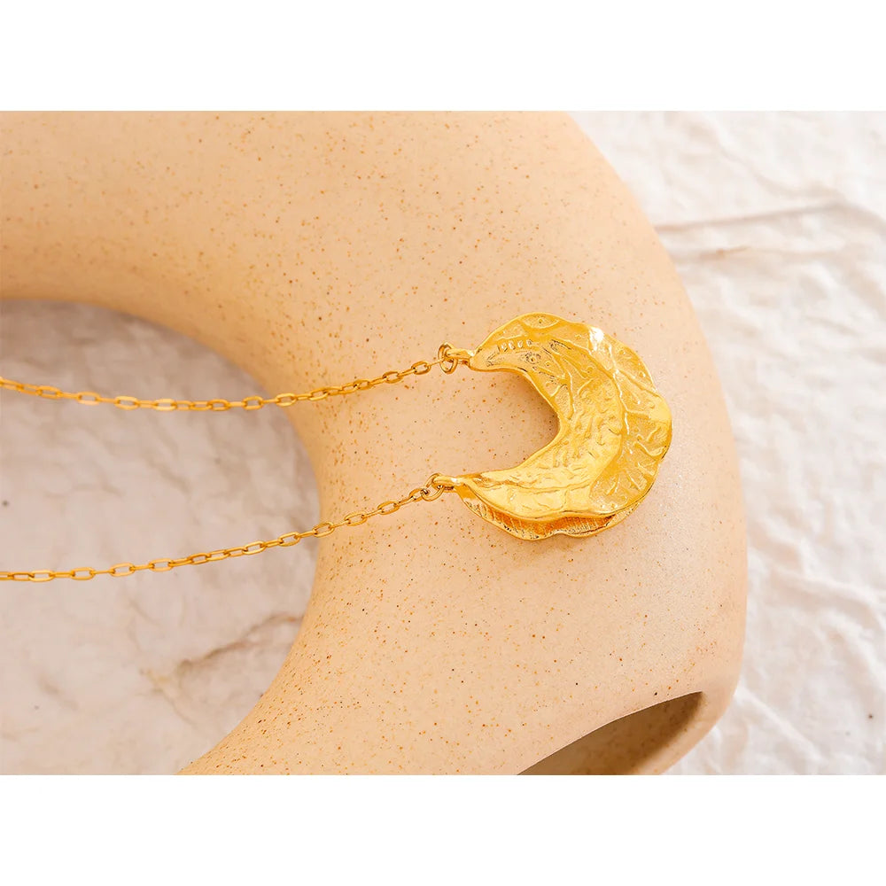 Shine Bright Like the Moon: The Elegance of Crescent Moon Necklace - Boncuque Store