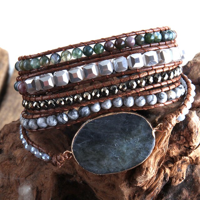 High Quality Handmade Boho Beaded Wrap Bracelet - Boncuque Store