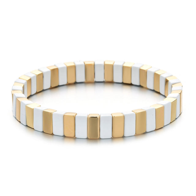 Summer Fashion Enamel Elastic Bracelets - Boncuque Store