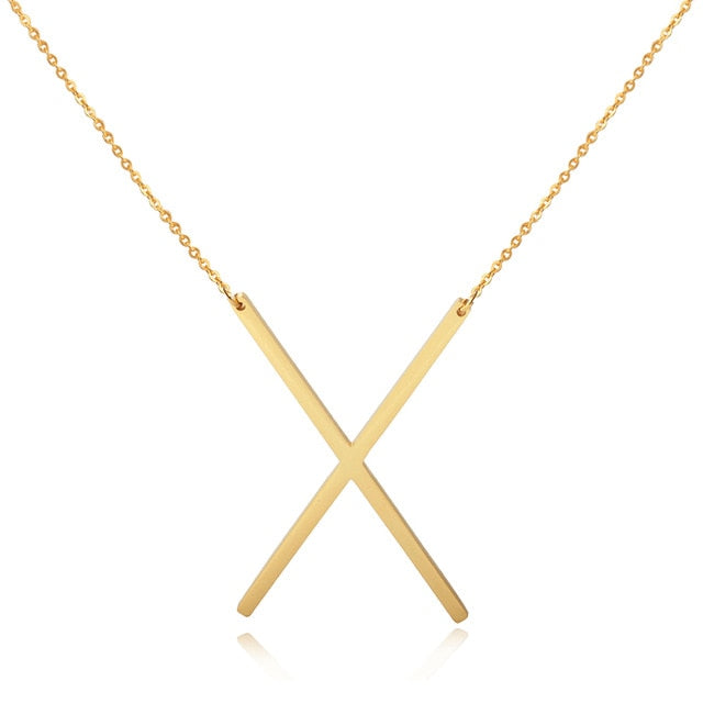 Letter Pendant Necklaces-28