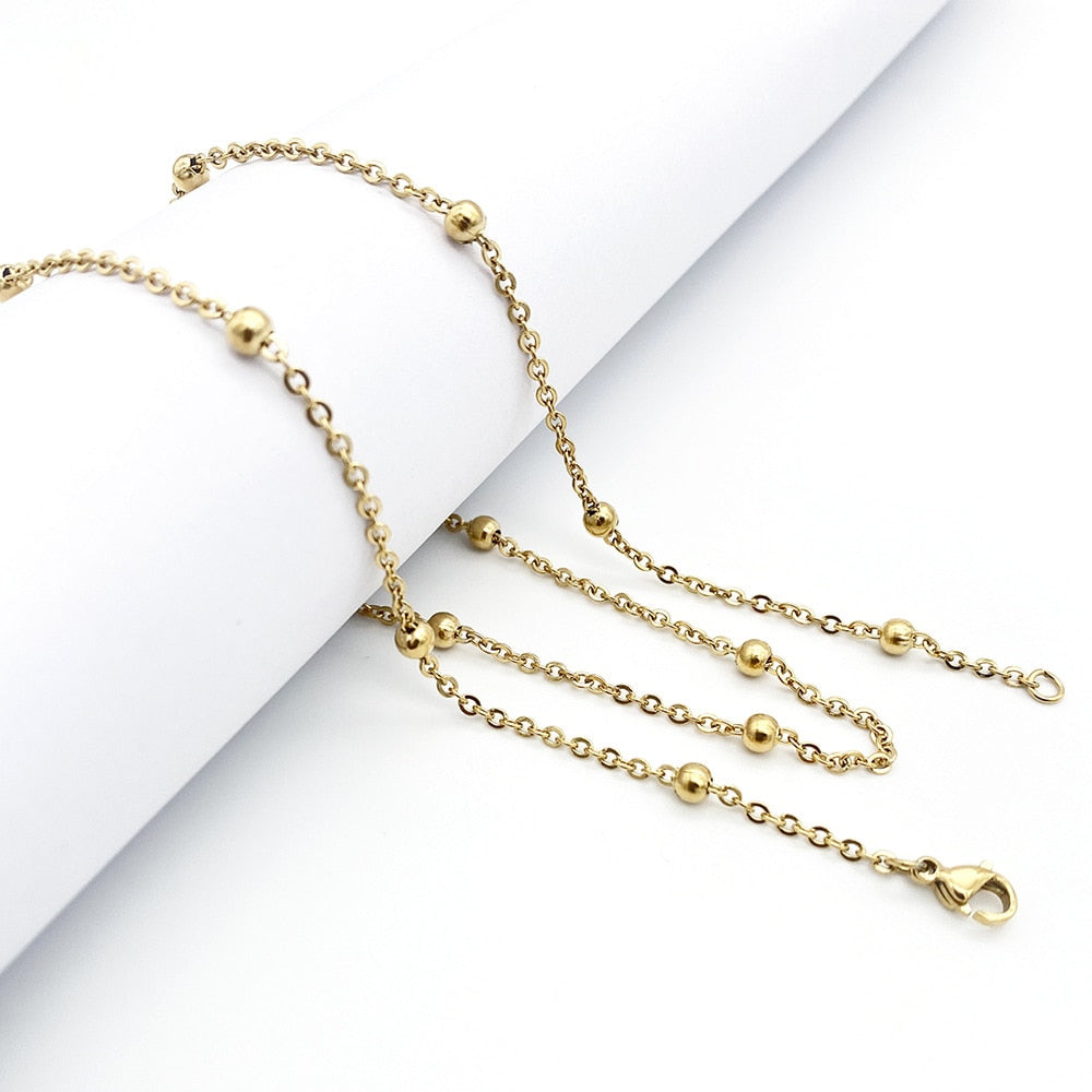 Cute Stainless Steel Pendant Necklaces, Sea, Butterfly, Heart Pendants - Boncuque Store