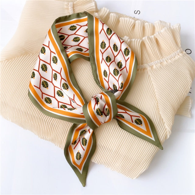 Luxury Nature Print Scarves, Bag Tie, Headband - Boncuque