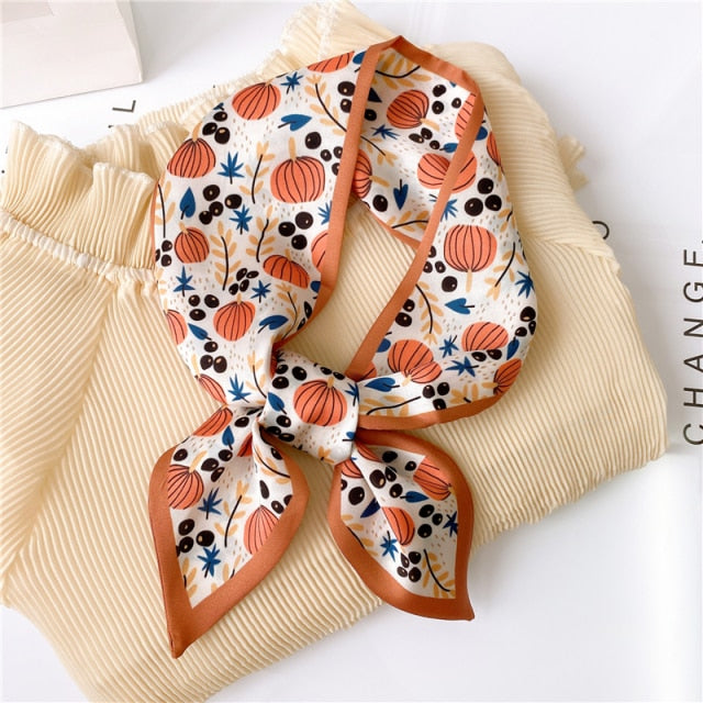 Luxury Nature Print Scarves, Bag Tie, Headband - Boncuque