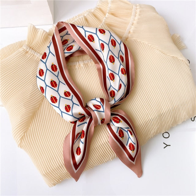 Luxury Nature Print Scarves, Bag Tie, Headband - Boncuque