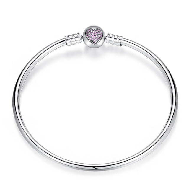 925 Sterling Silver Bracelet Cubic Zirconia, Variants Available - Boncuque Store