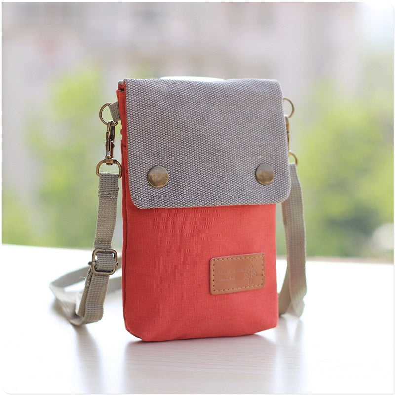 Mini Canvas Crossbody Bags, Mobil Phone Pouches - Boncuque Store