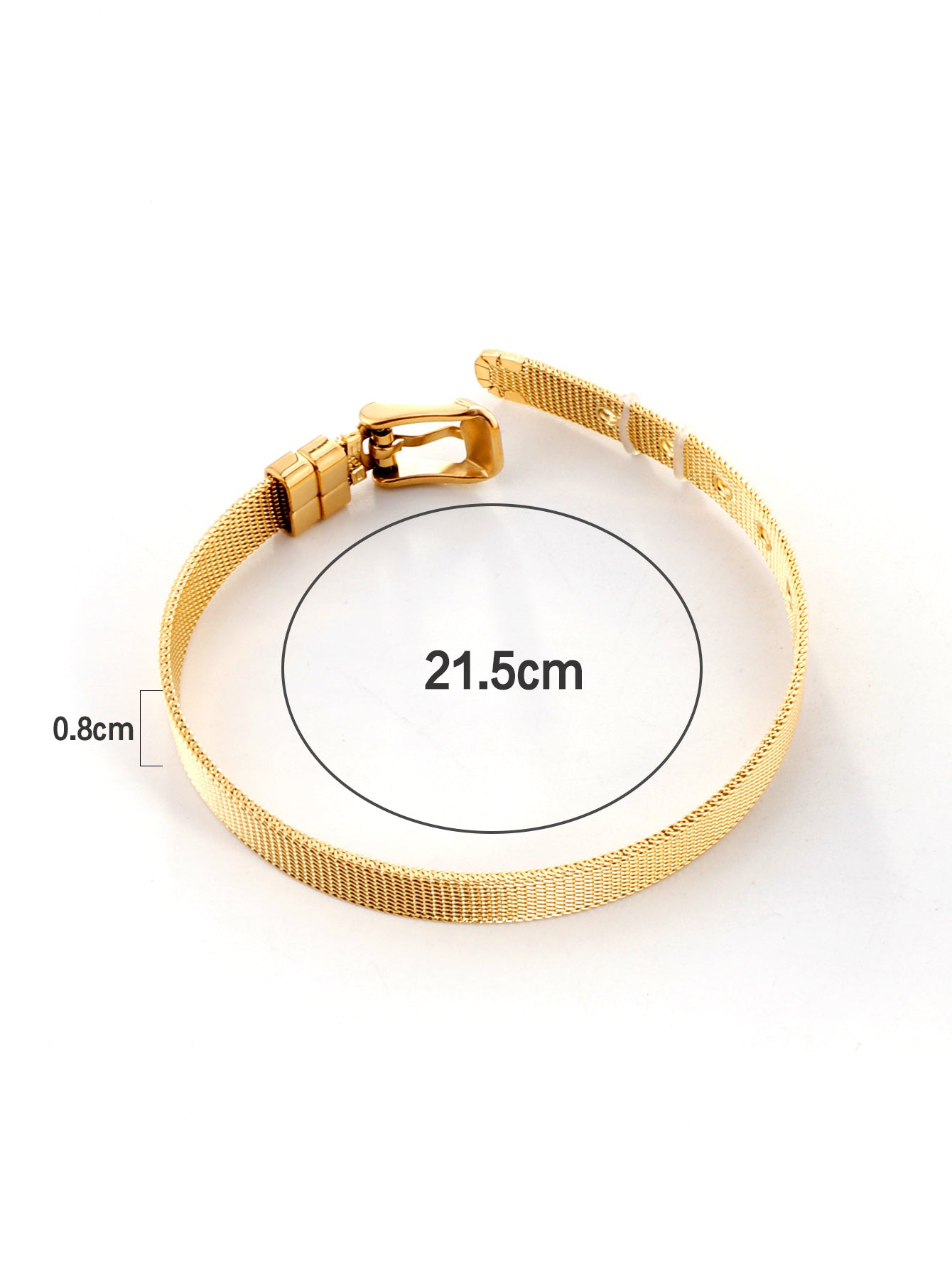 316L Stainless Steel Chain Fashion Bracelets, Gold Plated - Boncuque Store